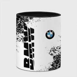 Кружка 3D BMW БМВ РАЗРЕЗАННОЕ ЛОГО, цвет: 3D-белый + черный — фото 2