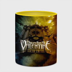 Кружка 3D Scream Aim Fire - Bullet For My Valentine, цвет: 3D-белый + желтый — фото 2