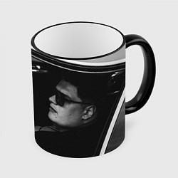 Кружка 3D 104, цвет: 3D-черный кант