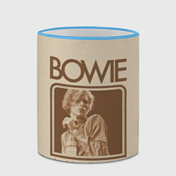 Кружка 3D Im Only Dancing - David Bowie, цвет: 3D-небесно-голубой кант — фото 2