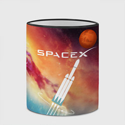 Кружка 3D Space X, цвет: 3D-черный кант — фото 2