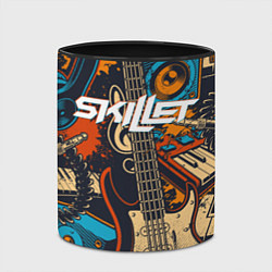 Кружка 3D Skillet Скиллет Z, цвет: 3D-белый + черный — фото 2