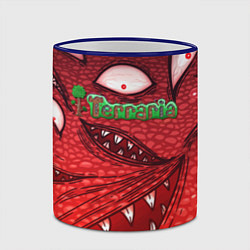 Кружка 3D Terraria Wall of Flesh, цвет: 3D-синий кант — фото 2