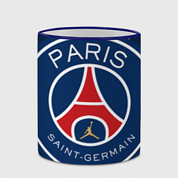 Кружка 3D Paris Saint-Germain PSG, цвет: 3D-синий кант — фото 2