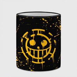 Кружка 3D ONE PIECE PIRATES ВАН ПИС ПИРАТЫ ЖЁЛТЫЙ, цвет: 3D-черный кант — фото 2