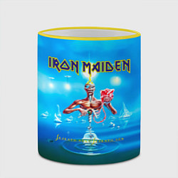 Кружка 3D Seventh Son of a Seventh Son - Iron Maiden, цвет: 3D-желтый кант — фото 2