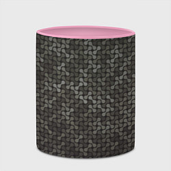 Кружка 3D Geometric textures, цвет: 3D-белый + розовый — фото 2