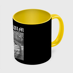 Кружка 3D Burzum Hvis lyset tar oss, цвет: 3D-белый + желтый