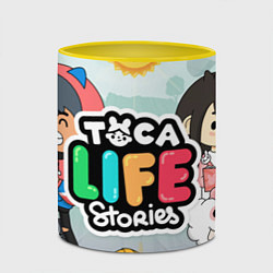 Кружка 3D Toca Life: Stories, цвет: 3D-белый + желтый — фото 2