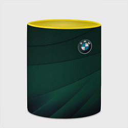 Кружка 3D GREEN BMW, цвет: 3D-белый + желтый — фото 2