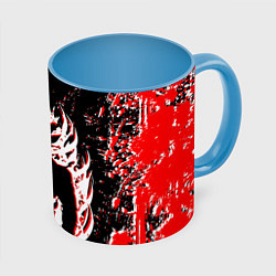 Кружка 3D Dragon ball super, цвет: 3D-белый + небесно-голубой