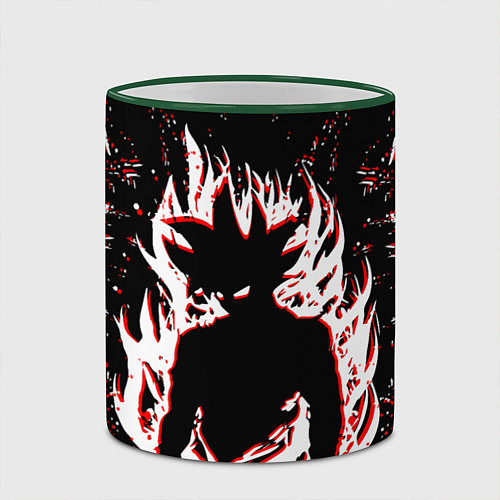 Кружка цветная Dragon ball super / 3D-Зеленый кант – фото 2