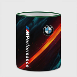 Кружка 3D BMW M PERFORMANCE NEON БМВ М НЕОН, цвет: 3D-зеленый кант — фото 2