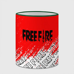 Кружка 3D Фри фаер День Booyah,, цвет: 3D-зеленый кант — фото 2
