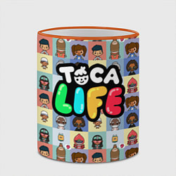 Кружка 3D Toca Life, цвет: 3D-оранжевый кант — фото 2