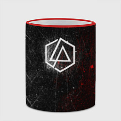 Кружка 3D Linkin Park Logo Линкин Парк, цвет: 3D-красный кант — фото 2