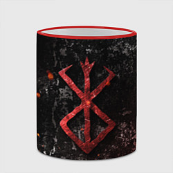 Кружка 3D BERSERK LOGO GRUNGE RED, цвет: 3D-красный кант — фото 2
