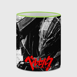 Кружка 3D BERSERK ЧБ БЕРСЕРК, цвет: 3D-светло-зеленый кант — фото 2