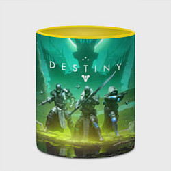 Кружка 3D DESTINY 2 КОРОЛЕВА ВЕДЬМА САВАТУН, цвет: 3D-белый + желтый — фото 2