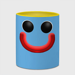 Кружка 3D Huggy Waggy smile, цвет: 3D-белый + желтый — фото 2