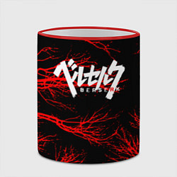 Кружка 3D Berserk: Ветки деревьев, цвет: 3D-красный кант — фото 2