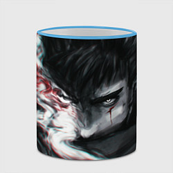 Кружка 3D BERSERK БЕРСЕРК ГАТС, цвет: 3D-небесно-голубой кант — фото 2