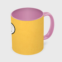 Кружка 3D Имперские кулаки цвет легиона 7, цвет: 3D-белый + розовый