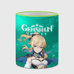 Кружка 3D ДЖИНН ИЗ МОНДШТАДТА JEAN, цвет: 3D-светло-зеленый кант — фото 2