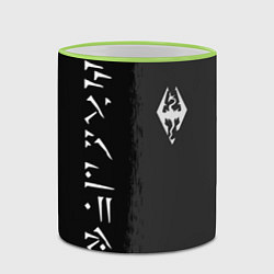 Кружка 3D THE ELDER SCROLLS SKYRIM FUS RO DAH, цвет: 3D-светло-зеленый кант — фото 2