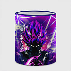 Кружка 3D Гоку Блек Anime Dragon Ball Super Saiyan, цвет: 3D-синий кант — фото 2