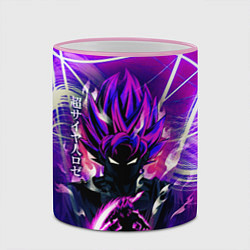 Кружка 3D Гоку Блек Anime Dragon Ball Super Saiyan, цвет: 3D-розовый кант — фото 2