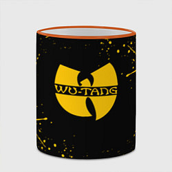 Кружка 3D WU-TANG CLAN БРЫЗГИ КРАСОК, цвет: 3D-оранжевый кант — фото 2