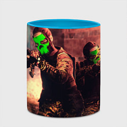 Кружка 3D Выживальщики, цвет: 3D-белый + небесно-голубой — фото 2