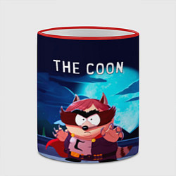 Кружка 3D The Coon - Енот Южный Парк, цвет: 3D-красный кант — фото 2