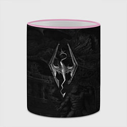 Кружка 3D Фреска из Скайрима, цвет: 3D-розовый кант — фото 2