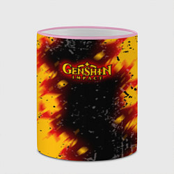 Кружка 3D Genshin Impact: Аниме, цвет: 3D-розовый кант — фото 2