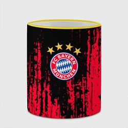 Кружка 3D Bayern Munchen: Бавария, цвет: 3D-желтый кант — фото 2