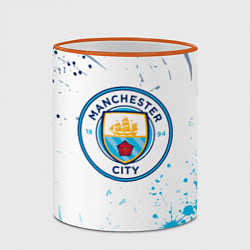 Кружка 3D Manchester City - Футбольный клуб, цвет: 3D-оранжевый кант — фото 2