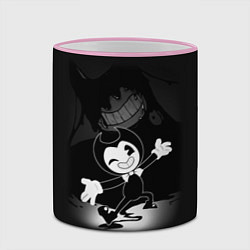 Кружка 3D BENDY - БЕНДИ ИГРА, цвет: 3D-розовый кант — фото 2