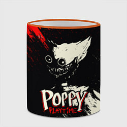 Кружка 3D Poppy Playtime: Red & Black, цвет: 3D-оранжевый кант — фото 2