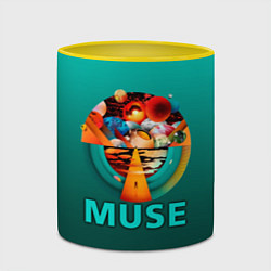 Кружка 3D The Resistance - Muse, цвет: 3D-белый + желтый — фото 2