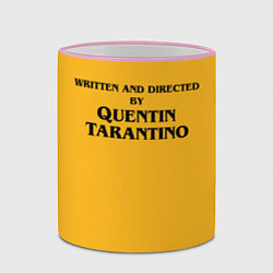 Кружка 3D Срежиссировано Квентином Тарантино, цвет: 3D-розовый кант — фото 2