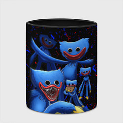Кружка 3D Huggy Wuggy: Players, цвет: 3D-белый + черный — фото 2