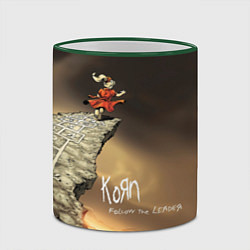 Кружка 3D Follow the Leader - Korn, цвет: 3D-зеленый кант — фото 2