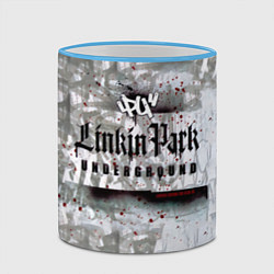 Кружка 3D LP Underground 3 0 - Linkin Park, цвет: 3D-небесно-голубой кант — фото 2