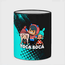 Кружка 3D Toca Boca Рита и Леон, цвет: 3D-черный кант — фото 2
