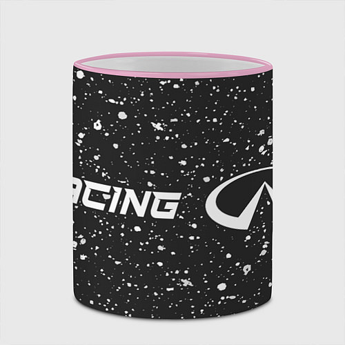 Кружка цветная Инфинити - Racing / 3D-Розовый кант – фото 2