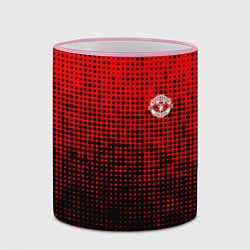 Кружка 3D MU red-black, цвет: 3D-розовый кант — фото 2