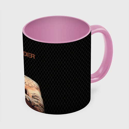 Кружка цветная Alexander The Grim Reape / 3D-Белый + розовый – фото 1