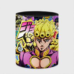 Кружка 3D JoJos Bizarre Adventure - Джорно Джованна, цвет: 3D-белый + черный — фото 2